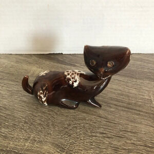 Vtg  Italian Pottery Cat